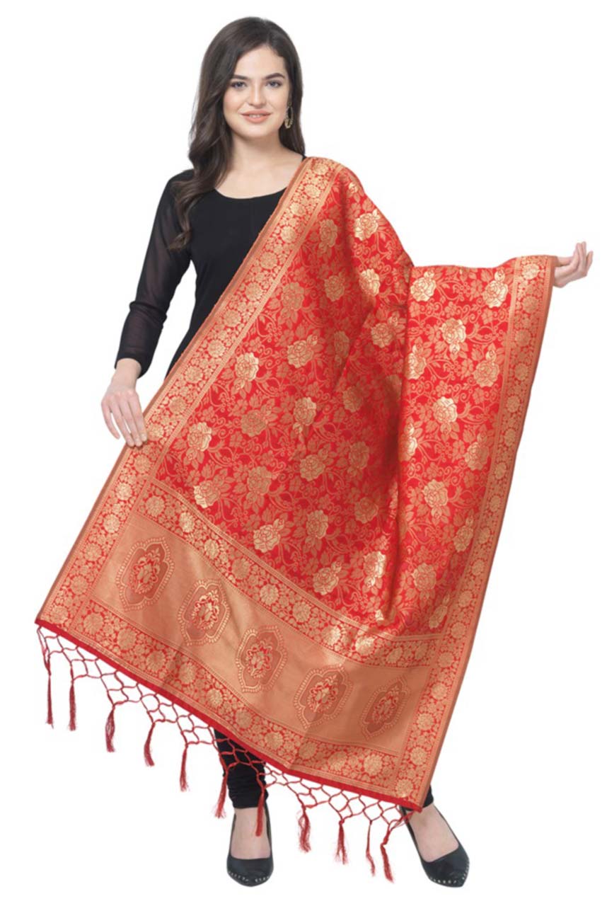 Silk Jacquard Dupatta Manufacturer Silk Jacquard Dupatta Manufacturer